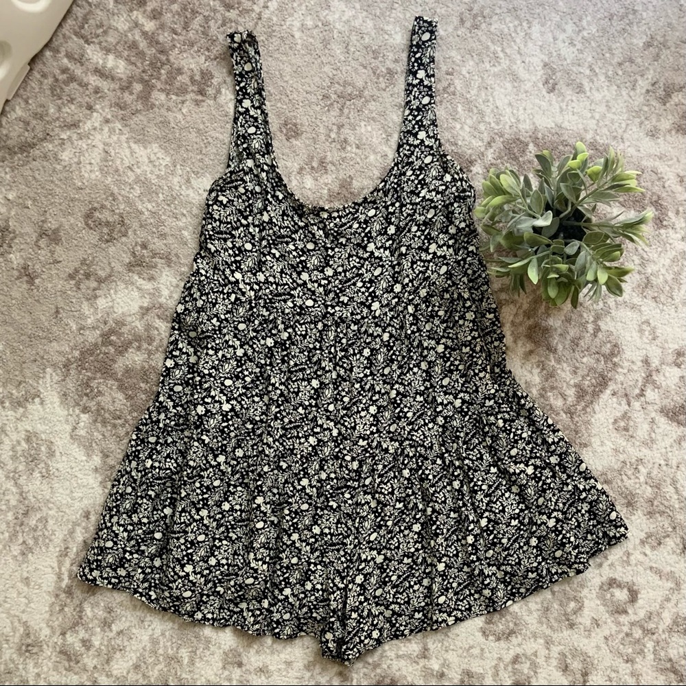 Women’s tiered peasant romper